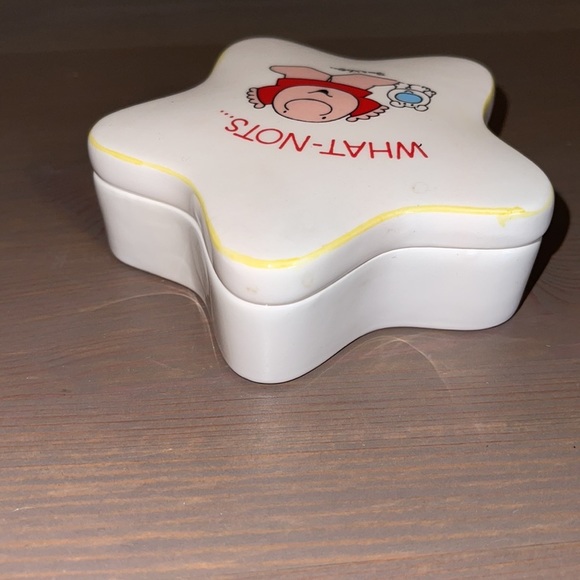 Vintage Ziggy “WHAT-NOTS” Star Shaped Ceramic Dish with Lid from Korea - Picture 4 of 10